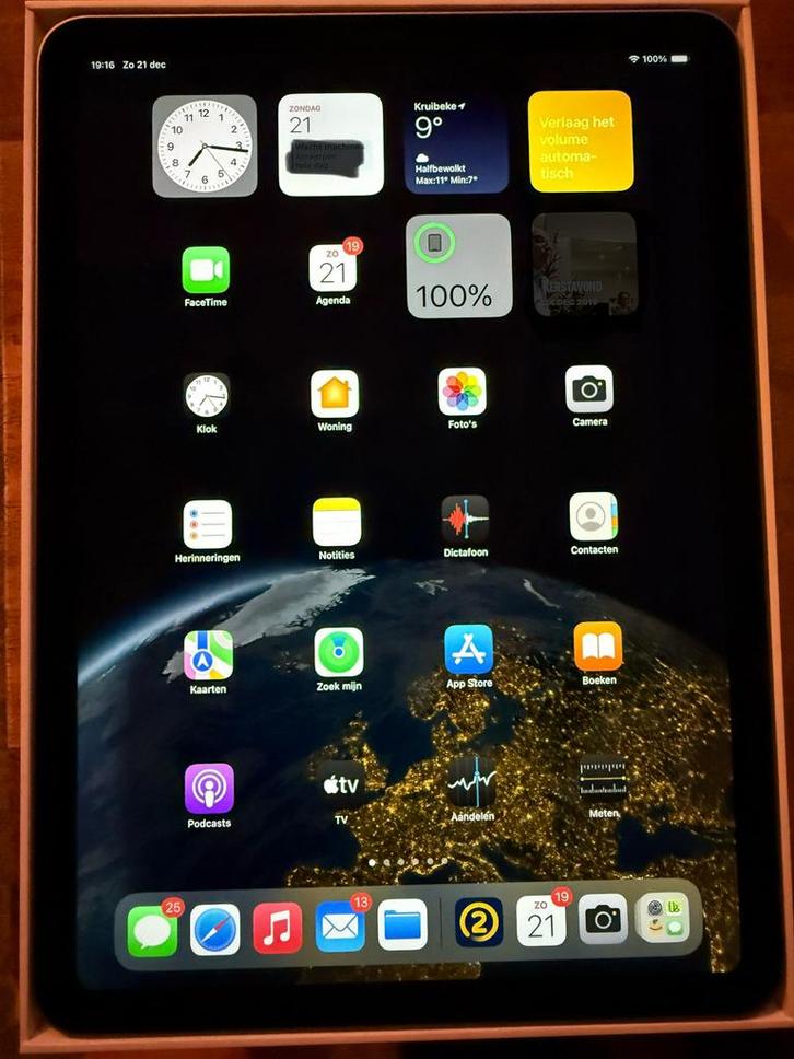 Apple Ipad Air 4e generatie, Computers en Software, Apple iPads, Zo goed als nieuw, Apple iPad Air, Wi-Fi, 11 inch, 64 GB, Blauw