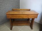 Oude houten schoolbank - gerenoveerd en in perfecte staat, Antiek en Kunst, Curiosa en Brocante, Ophalen