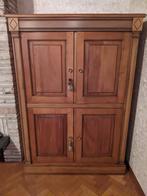 kast in massief kerselaar, Ophalen, Gebruikt