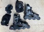 Inline skates Bauer met bescherming en tas, Sport en Fitness, Skeelers, Ophalen, Bauer, Zo goed als nieuw, Inline skates 4 wielen