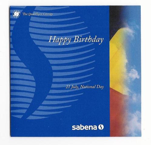 Sabena CD Joyeux Anniversaire, Collections, Souvenirs Sabena, Neuf, Enlèvement ou Envoi