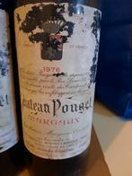 Chateau Pouget Margaux 1976 6 bouteilles., Collections, Vins, Comme neuf, Enlèvement