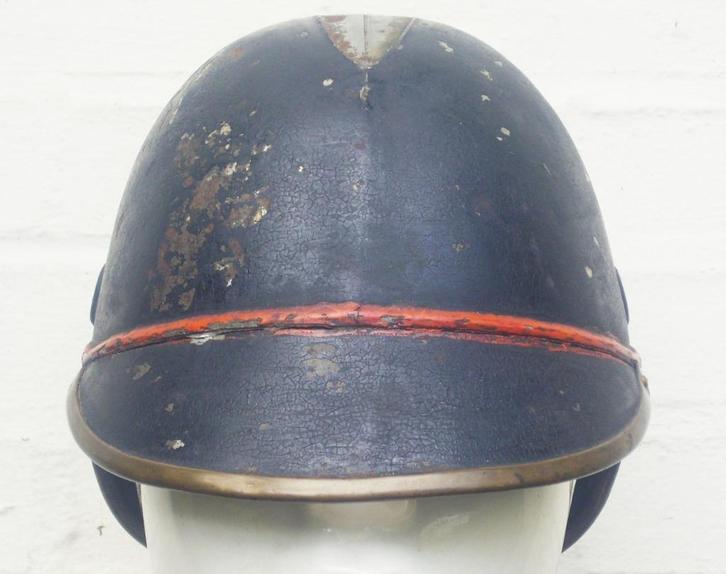 Coque métallique de casque de pompier (allemand) années 1880, Collections, Objets militaires | Général, Autres, Envoi