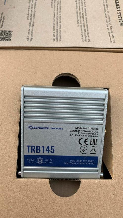 Teltonika TRB145 GSM LTE RS485 gateway, Caravanes & Camping, Camping-car Accessoires, Neuf, Enlèvement ou Envoi