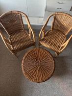 Rieten salon, Huis en Inrichting, Ophalen, Overige materialen, Gebruikt, 50 tot 75 cm