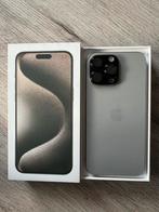 vend/échange un iPhone 15 pro max 256gb gris titanium, Grijs, Zonder abonnement, Zo goed als nieuw, 100 %