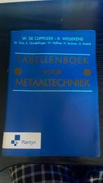 Benny Wellekens - Tabellenboek voor metaaltechniek, Ophalen, Zo goed als nieuw, Benny Wellekens; W. de Clippeleer, Nederlands
