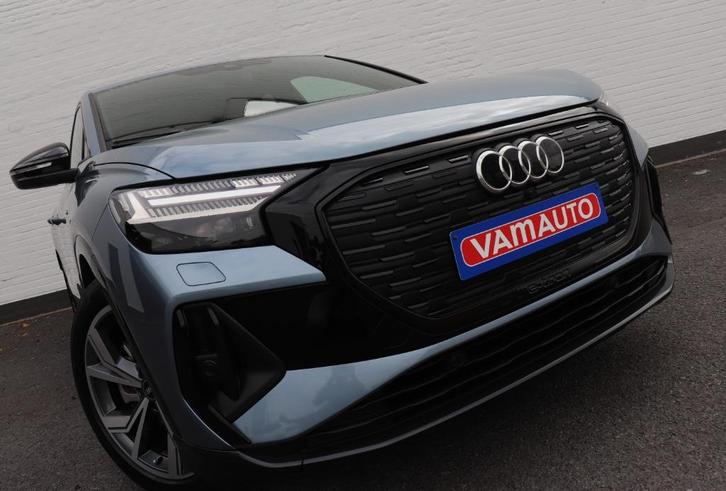 Audi Q4 e-tron 50 SB Quattro S-line - Matrix/Keyless/SONOS, Auto's, Audi, Bedrijf, Te koop, Q4 e-tron, 4x4, ABS, Achteruitrijcamera