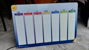 Weekplanbord beschikbaar voor biedingen