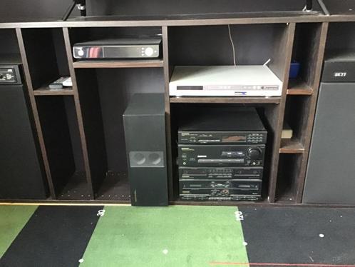 Stereo-Installatie Pioneer-JVC, Audio, Tv en Foto, Stereoketens, Zo goed als nieuw, Cassettedeck, Cd-speler, Dvd-speler, Tuner of Radio