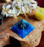 Orgonite piramide lapis lazuli 80 mm nieuw, Handtassen en Accessoires, Edelstenen, Nieuw, Ophalen