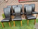 Stoelen 8 stuks voor 100€, Ophalen, Gebruikt, Zwart