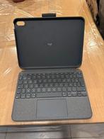 Logitech Combo Touch voor iPad 10e generatie en A16, Ophalen of Verzenden, Zo goed als nieuw