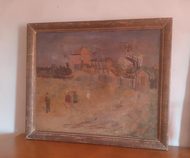 Mooi  schilderij  van  de  gekende  Alfons Blomme, Antiek en Kunst, Kunst | Schilderijen | Klassiek, Ophalen of Verzenden
