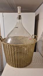 mandfles (dame Jeanne) 35 liter, Antiek en Kunst, Antiek | Glaswerk en Kristal, Ophalen