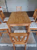 Grenen houten tafel. Voor 6 of 10 personen., Huis en Inrichting, Tafels | Eettafels, Ophalen, 50 tot 100 cm, Zo goed als nieuw