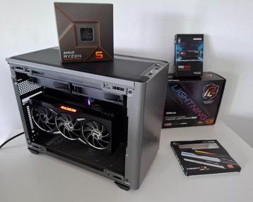 Krachtige ITX Game Pc : R5 7600X, 32gb ddr5, RX6800 XT 16gb beschikbaar voor biedingen