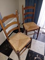 8 chaises anciennes avec sièges tissés, Antiquités & Art, Enlèvement