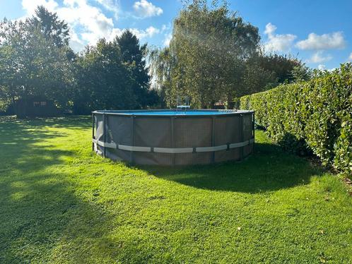 Piscine Intex Ultra XTR 549x132cm + Filtre sable SX1500 etc, Jardin & Terrasse, Piscines, Utilisé, Piscines hors sol, 120 cm ou plus