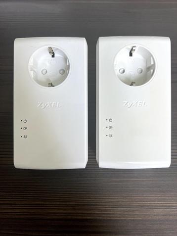 Zyxel 1800Mbps Pass-Thru Powerline Adapter 2-port Gigabit Et beschikbaar voor biedingen