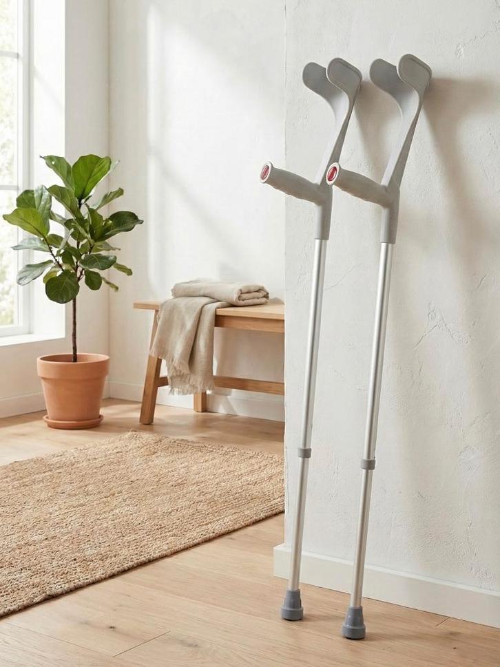 Nieuwe krukken (paar) – nooit gebruikt – verstelbaar, Sport en Fitness, Overige Sport en Fitness, Zo goed als nieuw, Ophalen of Verzenden