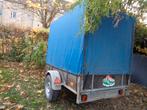enkelas aanhangwagen met huif L2m B1.3m H1.5m, Auto diversen, Aanhangers en Bagagewagens, Ophalen, Gebruikt