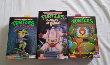 TMNT NECA TOON 3x | MONDO-KRANG-APRIL-TURTLES-TURTEL beschikbaar voor biedingen