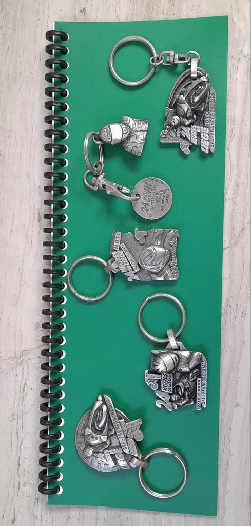 Collection de porte-clefs 24h Moto Liège Spa-Francorchamps, Collections, Porte-clés, Comme neuf, Sport, Enlèvement ou Envoi