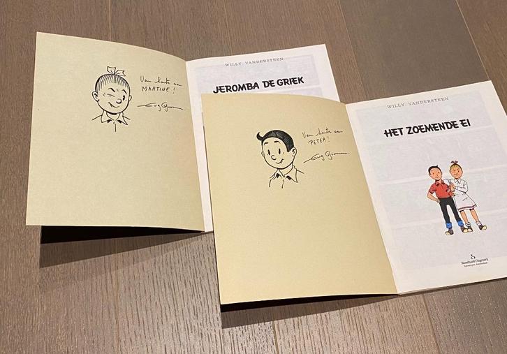 Suske en Wiske - Eugeen Goossens - gesigneerd - tekening, Boeken, Stripverhalen, Nieuw, Ophalen of Verzenden