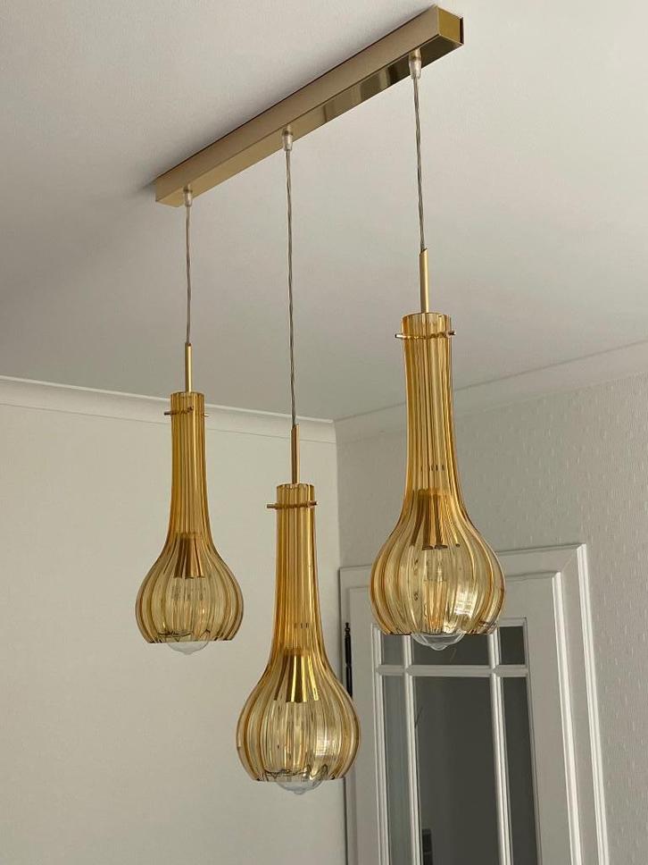 Murano mondgeblazen kristallen luster, Antiek en Kunst, Antiek | Glaswerk en Kristal, Ophalen