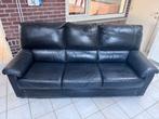 3 zit echt leer niet rokershuis, Huis en Inrichting, Ophalen, Zo goed als nieuw, Leer