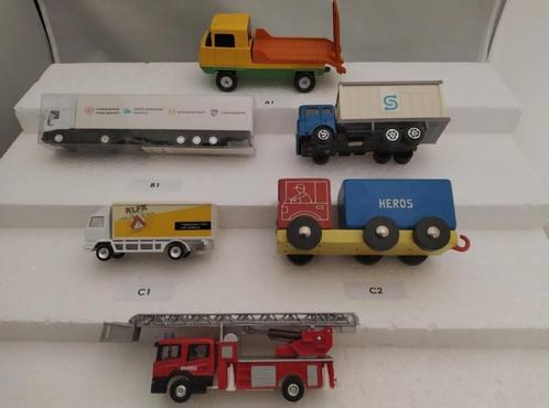 Vintage Verzameling 6x Vrachtwagens - Mooie staat, Hobby en Vrije tijd, Modelauto's | Overige schalen, Gebruikt, Bus of Vrachtwagen