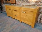 Modern eiken dressoir, Ophalen of Verzenden, Zo goed als nieuw
