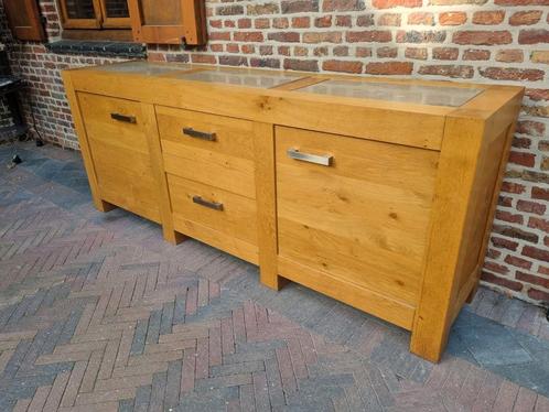 Modern eiken dressoir, Huis en Inrichting, Kasten | Dressoirs, Zo goed als nieuw, Ophalen of Verzenden