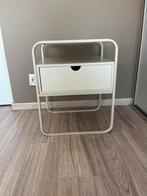 Nachtkastje, Huis en Inrichting, Slaapkamer | Nachtkastjes, Gebruikt, Minder dan 45 cm, Metaal of Aluminium, Ophalen of Verzenden