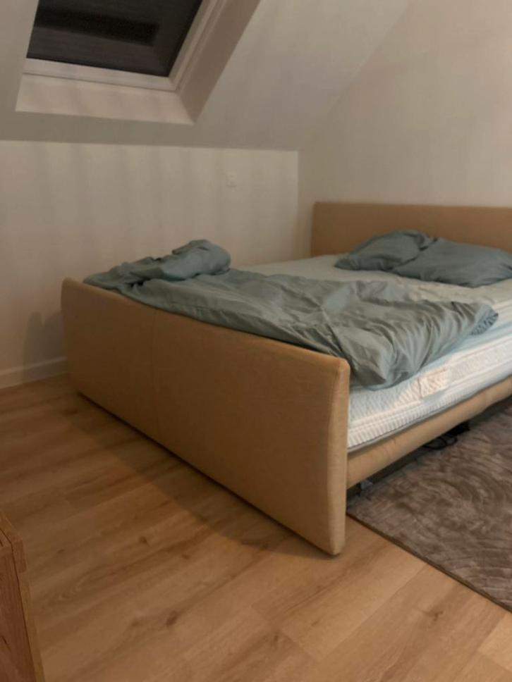 Okin Elektrisch 2 persoonsbed 180cm, Maison & Meubles, Chambre à coucher | Lits, Utilisé, Deux personnes, 180 cm, 200 cm, Tissu