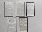 lot 5 oude bidprentjes (doodsprentjes)Bachte Maria Leerne, Verzamelen, Bidprentjes en Rouwkaarten, Verzenden
