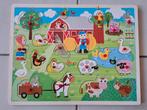 Houten legpuzzels boerderij dierentuin voertuigen, Ophalen, Zo goed als nieuw
