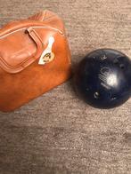 OUDE BOWLINGBAL MET TAS, Sports & Fitness, Bowling, Sac, Enlèvement, Utilisé