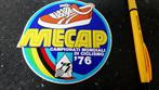 Vintage sticker wielrennen ploeg Mecap Italië 1976, Sport, Ophalen of Verzenden, Zo goed als nieuw