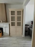 Landelijke vitrine kast, Huis en Inrichting, Ophalen, Met deur(en), 200 cm of meer, 50 tot 100 cm
