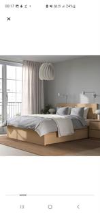 Lit Malm, Huis en Inrichting, Slaapkamer | Bedden, Ophalen, Zo goed als nieuw