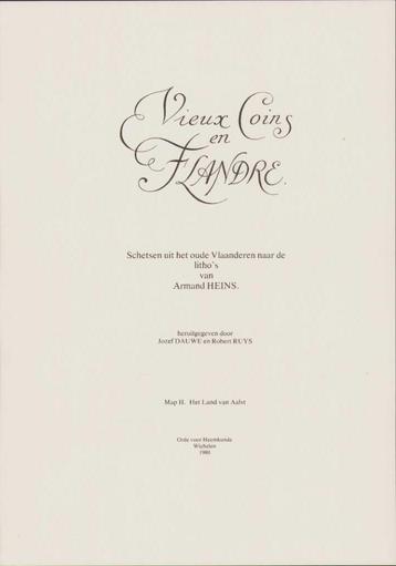 A. Heins - Map II: Het land van Aalst ( heruitgave) beschikbaar voor biedingen