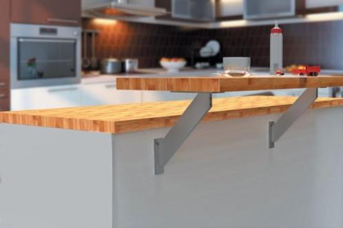 Set van 3 nieuwe MSA keukensnackhouders van geborsteld alumi, Huis en Inrichting, Keuken | Keukenelementen, Nieuw, Minder dan 100 cm