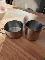 Suikerpot en melkkannetje, Ophalen, Zo goed als nieuw, Inox