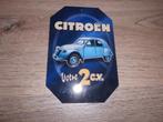plaque publicitaire en metal voiture " citroen 2 CV ", Enlèvement ou Envoi