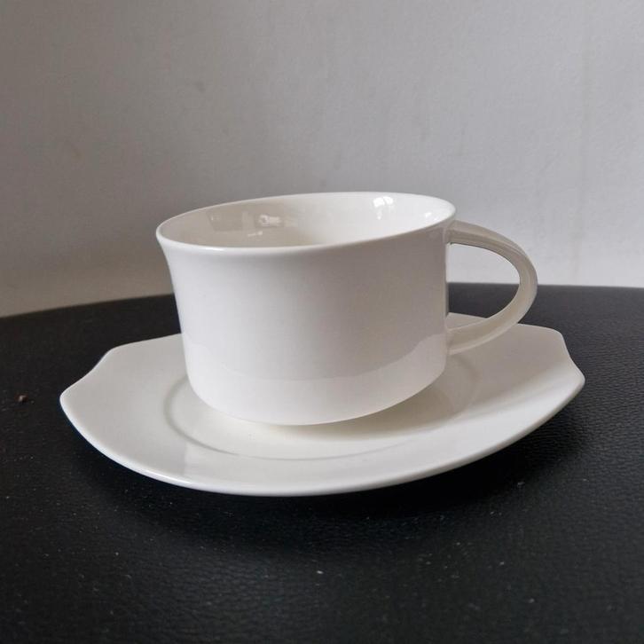 Villeroy & Boch | Alba | 8 * cappuccino kopje me schotel, Huis en Inrichting, Keuken | Servies, Ophalen