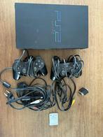 Playstation 2 console, Games en Spelcomputers, Gebruikt, Met 2 controllers, Ophalen of Verzenden, Met geheugenkaart