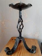 bougeoir vintage en fer forgé, Noir, 25 à 50 cm, Chandelier, Utilisé
