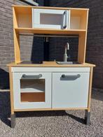 Speelgoedkeukentje ikea, Kinderen en Baby's, Speelgoed | Speelkeukens, Ophalen, Zo goed als nieuw, Hout, Speelkeuken